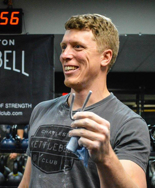 Brett Bracken smiling in the gym